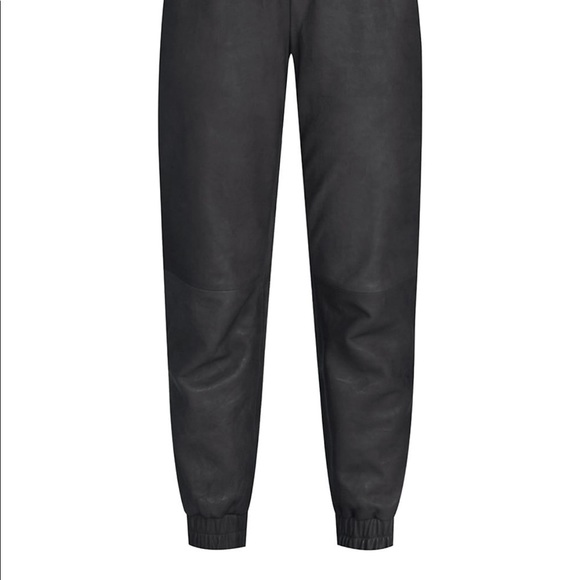 VERONICA BEARD Wasia leather jogger - Picture 4 of 14